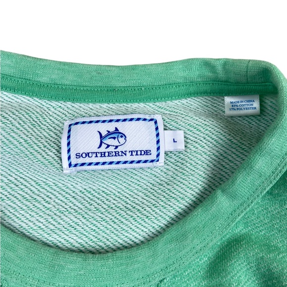 Men’s Southern Tide Crewneck Sweatshirt Size L Green - Picture 3 of 3